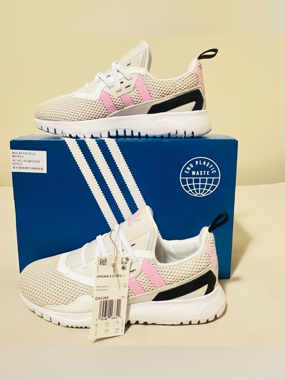 Adidas Originals Flex EL C Kids’ Size 3 NIB GX9260